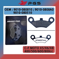 1 Pairs Front Brake Pad For CFmoto CFORCE 450 500 550 600 800 X5 X6 X8 ATV 9010-0808A0 9010-0808B0 9