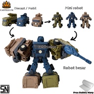 Transformable Robot Car Toy - 3 Robots Can Combine into a Big Robot