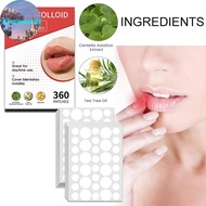 Alittlesearch 360pcs Mouth Blister Patch Cold Sore Lip Blister Patch Cold Sore Healing Hydrocolloid 