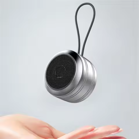 Bluetooth Wireless Speaker Mini With Strap 360°Surround Stereo Powerful Bass Outdoor Portable Subwoo