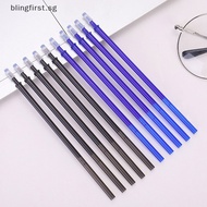 [Blingfirst] 100 Pcs/Lot 0.5mm Gel Pen Erasable Pen Refill Rod Set Blue Black Ink Pen Refill [SG]