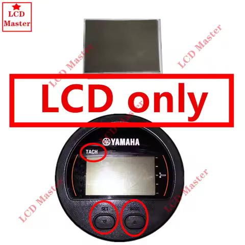 1pcs LCD Display (Gauge unit is not included) for Yamaha Digital Multifunction TACH Meter Tachometer