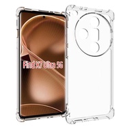 OPPO Find X7 Ultra Shockproof Clear Tpu Case Camera Cover X7/Find X7 Ultra/Find X6/Find X6 Pro Model