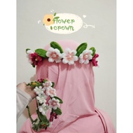 Flower crown || Flower Crown || Feather wire crown || Flower Headband