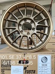 ล้อแม็กใหม่ -ขายแยก/วง SE37 งานYUSTA ขอบ18 กว้าง 8.5 x 6รู /139.7 - ส่งฟรี Flash Express- รบกวนสอ