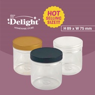 [SP230]H89 x W75mm PET Jar bottle plastic container biscuit jar biskut container biskut jar 饼干罐 罐子 p