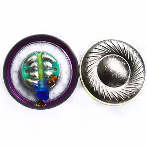 15.4mm 130 ohm Headphone HiFi Loudspeakers Beryllium Speaker unit for MX500 DIY with Shell Cases 108