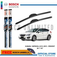 Bosch AEROTWIN Wiper Blade Set for Subaru Impreza (G13) 2011-Present (26 /16)