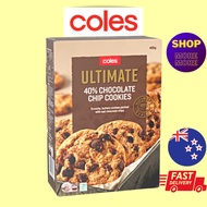 COLES Ultimate 40% Chocolate Chips Cookies 400Gram ~ From