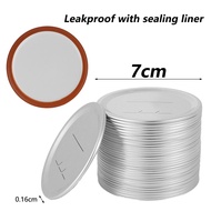 50/200PCS Mason Jar Lids Regular 70/86mm Wide Mouth Canning Lids Reusable Metal Canning Jar Leak-pro