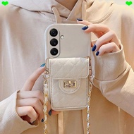 Ready Stockfrench styleCard Case Samsung a56 Phone Case 5g Crossbody galaxy a56 5g Protective Case W