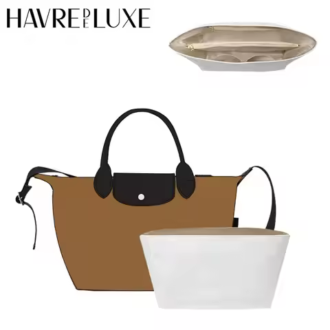 HAVREDELUXE Bag Organizers For Longchamp Energy Bag Small Thin And Light Liner Tote Bag Dupont Paper
