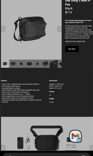 Aer Day sling max xpac 6L