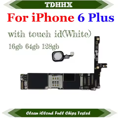Full Chips 4G Lte Network Main Logic Board Clean iCloud For IPhone 6 Plus 16GB 64GB 128GB Without-iC