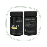 Vitamin D3 + K2, Plant based, 5000 IU, 60 Softgels