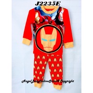 235E J2 HEYOU Boy Cartoon Cotton Sleepwear Pajamas Set Batman (2y, 3y, 5y)