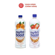 Nutri Boost fruit milk orange/strawberry flavor. 1 liter bottle