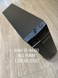 Lenovo Intel i5 4460 cpu 8G ram 120gb SSD computer 桌面電腦底板處理器冇顯示卡（上水交收) 正常使用Trade at sheung shui