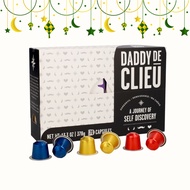 Daddy De Clieu Discovery Gift Pack - Assorted 70 Aluminium Coffee Capsules Nespresso Compatible