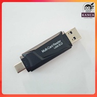 KANCA ATUX Card Reader 3in1 USB Type C 3.0 OTG SD Card MicroSD - Z500
