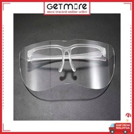GETMORE Sunglasses Face Shield Spectacles Transparent Anti-fog and Face Mask Splash Half Face Shield Protector Mask