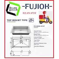 FUJIOH FZ-SN-S73T TOP MOUNT SINK