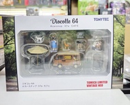 全新 TOMYTEC Diocolle 64 Carsnap 07a Cafe Tomica Limited Vintage Neo 露天茶座情景套裝
