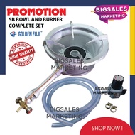 BIGSALES High Quality 5B Bowl And Burner Gas Stove Complete Set / Dapur Tungku Gas Dapur