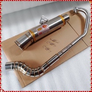 Redleo Exhaust 51mm 1set motor Y15 / Y15ZR / Lc135 / Fz150i / Fz16 stainless