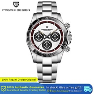 100% official Pagani Design watch 40MM quartz watch men Seiko VK63 Ceramic bezel watches men 100M submariner men watch 手表 PD-1676