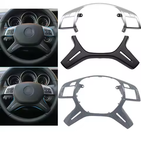 Car Steering Wheel Cover Trim Outer Panel Part For Mercedes Benz C E M GLE GL GLS G ML GL W204 W212 