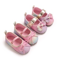Baby girl shoes comfortable Princess Ballet bow pu upper soft-soled toddler shoes fashion toddler sh