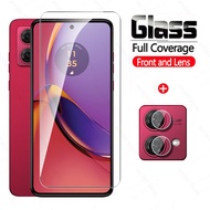 ​2in1 For Motorola Moto G84 5G Tempered Glass Moto Rola G54 5G Moto G84 Moto G54 MotoG14 4G Camera S