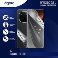 LAYAR Anti-Scratch Hydrogel For iQOO 12 5G Hydrogel SCREEN Protector Film - ANTI SPY, FULL SCREEN, I