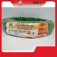 FAJAR 0.5mm 16/0.2 FLEXIBLE CABLE - GREEN