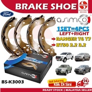 S2U ASIMCO Rear Brake Shoe Ford Ranger T6 T7 Mazda BT50 Car Brake Part Kasut Brek Lining Belakang Ke