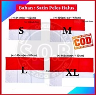MERAH 7.7 Red and White Flags, Colorful Pennants, Indonesian Flags