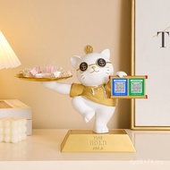 Cash Register New Store Good Fortune Opening Lucky Cat QR Code Fortune Shop Front Desk Decoration Gi