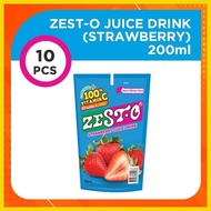 ㍶ ◮ ◪ Zest-O Juice Drink Strawberry (10 x 200ml)