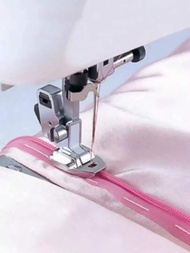 1入組隱形拉鍊壓腳,適用於兄弟、辛格、珍寧縫紉機零件、縫紉配件,縫紉機配件