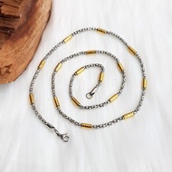 Men's necklace, lotus link necklace DZ1545