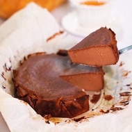 [August's] Signature Devil's Chocolate Basque Burnt Cheesecake 6 Inch