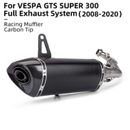 For gts 250 gts 300 2007- 2017 2018 2019 2020 motorcycle GTS300  slip on exhaust muffler front mid-t