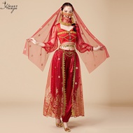 Princess Jasmine COS Dance Costume Adult Indian Dance Costume Exotic Suit Belly Dance Costume cospla