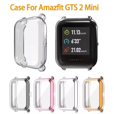 Screen Protector Case For Amazfit GTS 2 Mini /Bip lite Watch,Protector TPU Case Cover For Amazfit GT