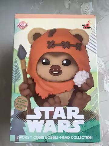 Hot Toys Star Wars Ewok Cosbi Mystery Blind Box Cute Collectible Mini Figures For Desk Decorators An