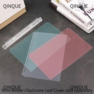 QINJUE A5/B5 Loose-leaf Cover File Folder Fashion 20/26Hole Refillable  Accessory Ring Binder