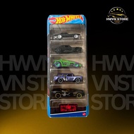 Hotwheels Batman Pack 5 '64 Corvette - Batmobile - Burl Esque - Classic Nomad - The Gov'ner