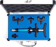 BJLIFE Chiropractic Adjusting Tool, 6 Levels Adjustable Manual Activator Chiropractic Tool with 4 He