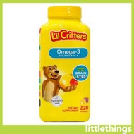 L'il Critters - 小熊寶寶兒童 Omega-3 EPA + DHA &amp; ALA 220粒軟糖 [平行進口]